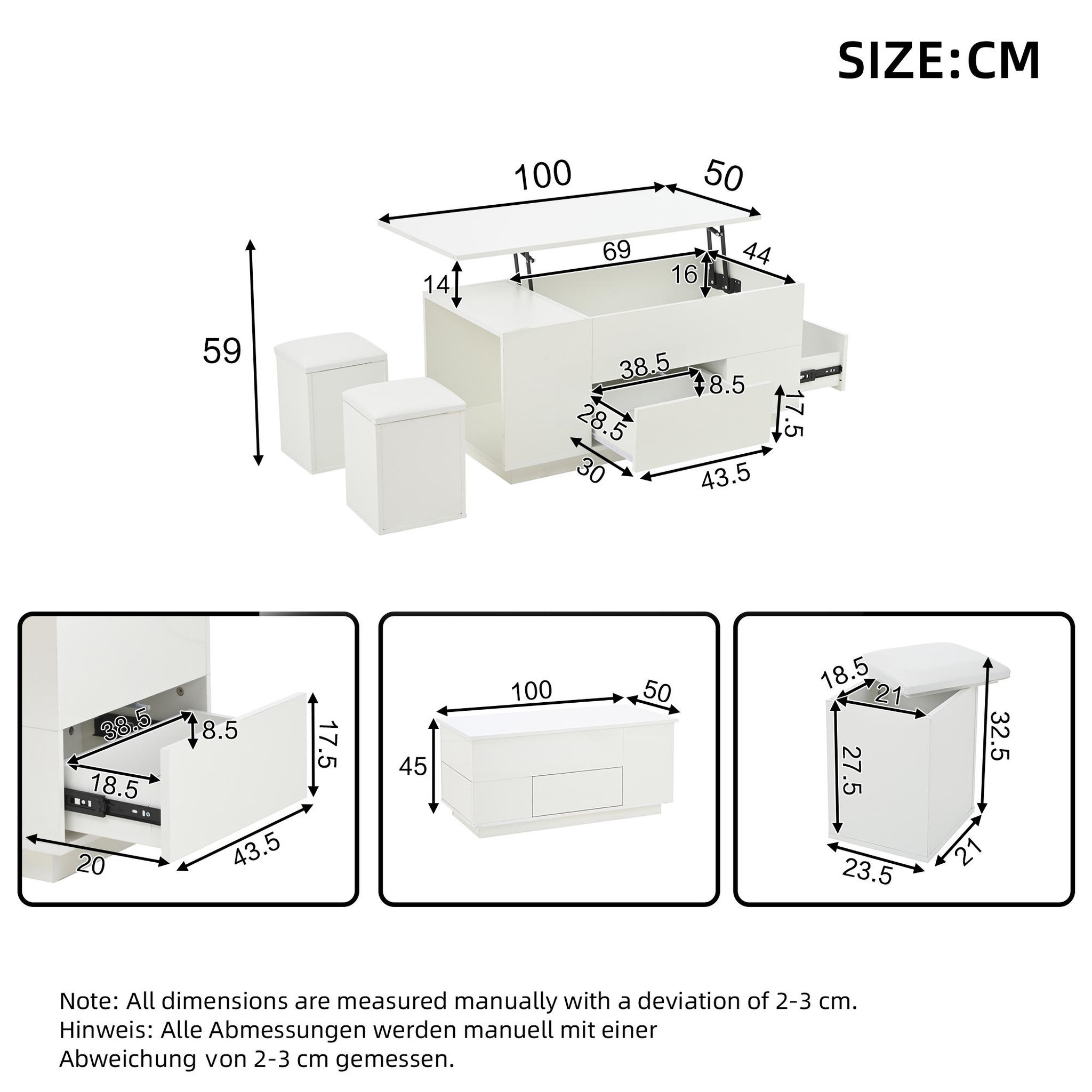 Voir la diapositive 3 : MERAX Table basse
