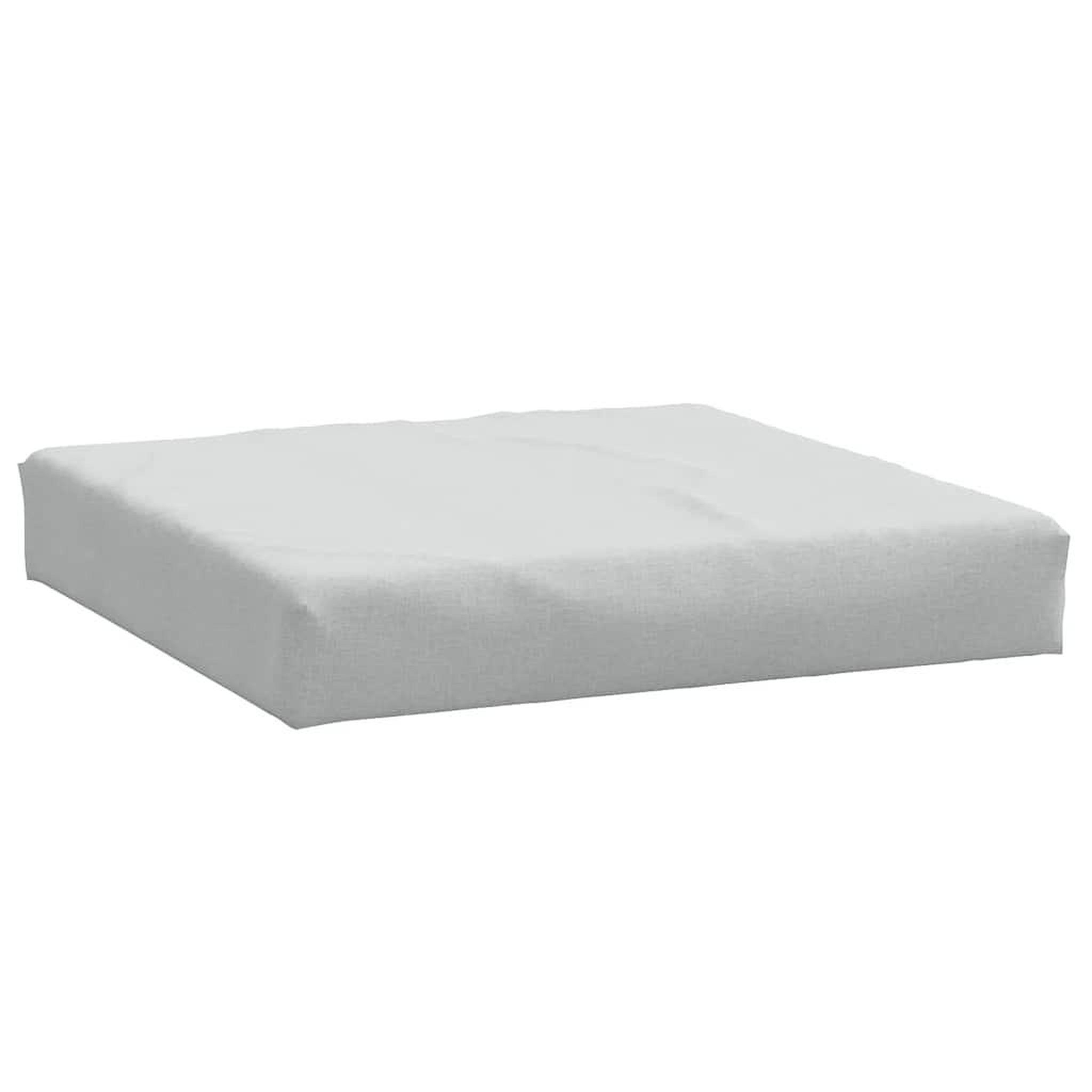 Voir la diapositive 2 : VIDAXL Coussin de palette gris clair melange 60x60x10 cm tissu
