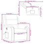 Voir la diapositive 6 : VIDAXL Fauteuil inclinable de massage electrique vert fonce velours