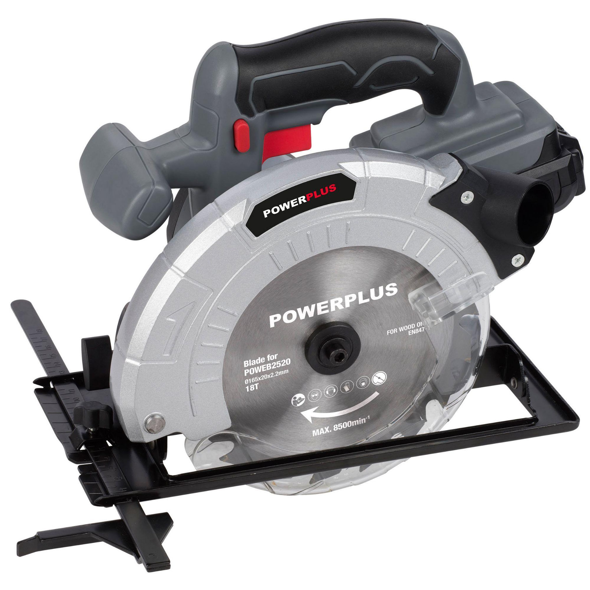 POWERPLUS Scie circulaire 165mm à batterie 18v  sans batterie