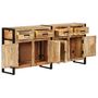 Voir la diapositive 2 : VIDAXL Buffet 172x35x80 cm Bois de manguier massif
