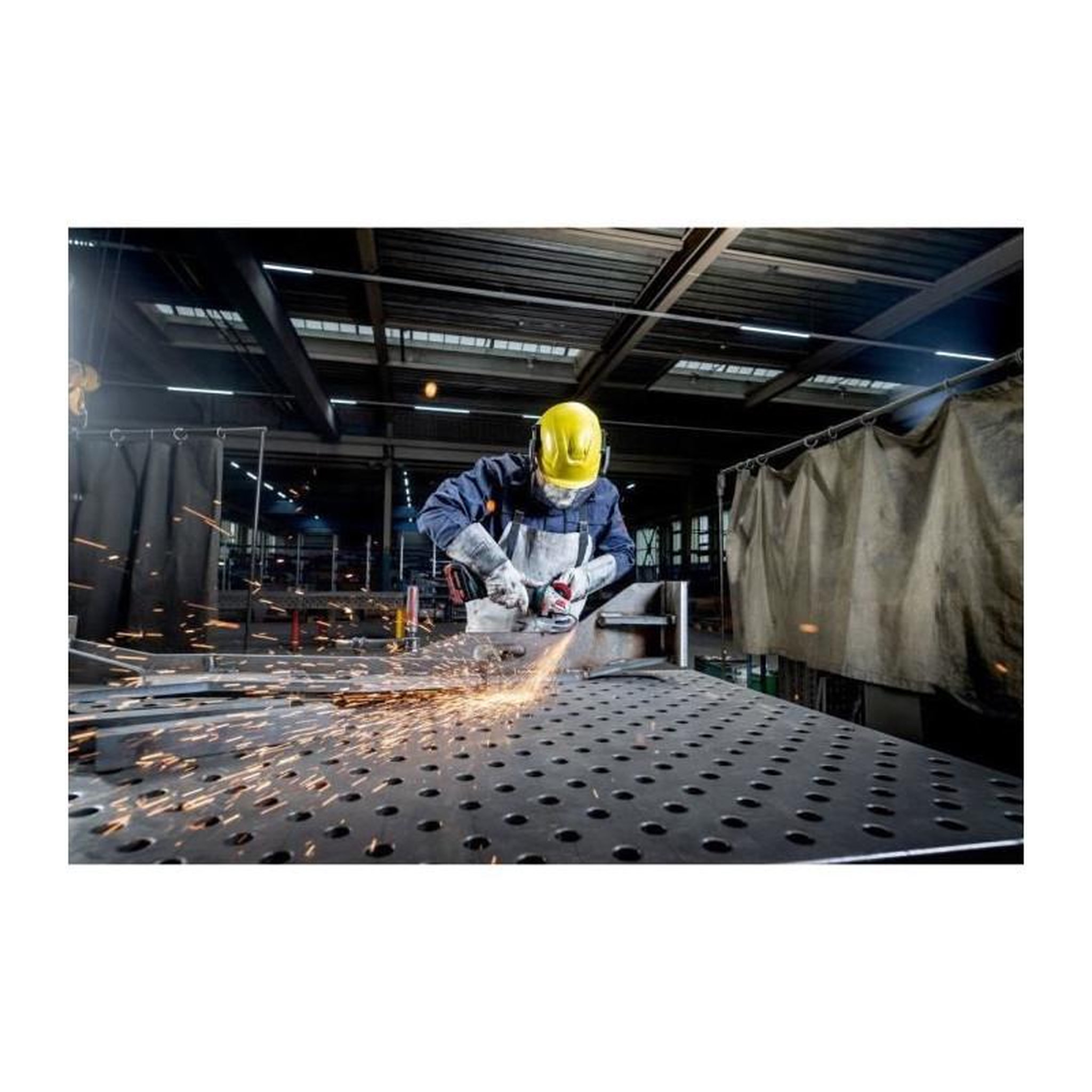 Voir la diapositive 5 : METABO Meuleuse d'angle sans fil - METABO - WVB 18 LTX BL 15-125 Quick - 18 V - MetaBOX 165 L