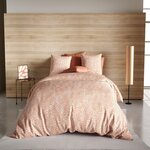 Les Ateliers du Linge Parure housse de couette 100%polyester 60gsm, lantana. Coloris disponibles : Blanc