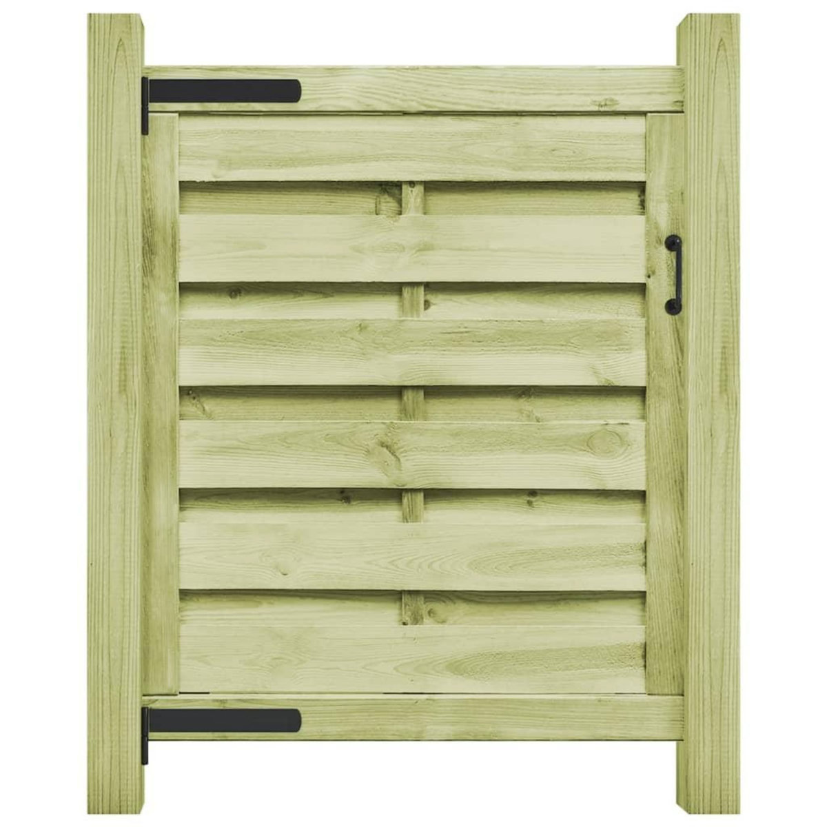 VIDAXL Portillon Bois de pin impregne 100x100 cm Vert
