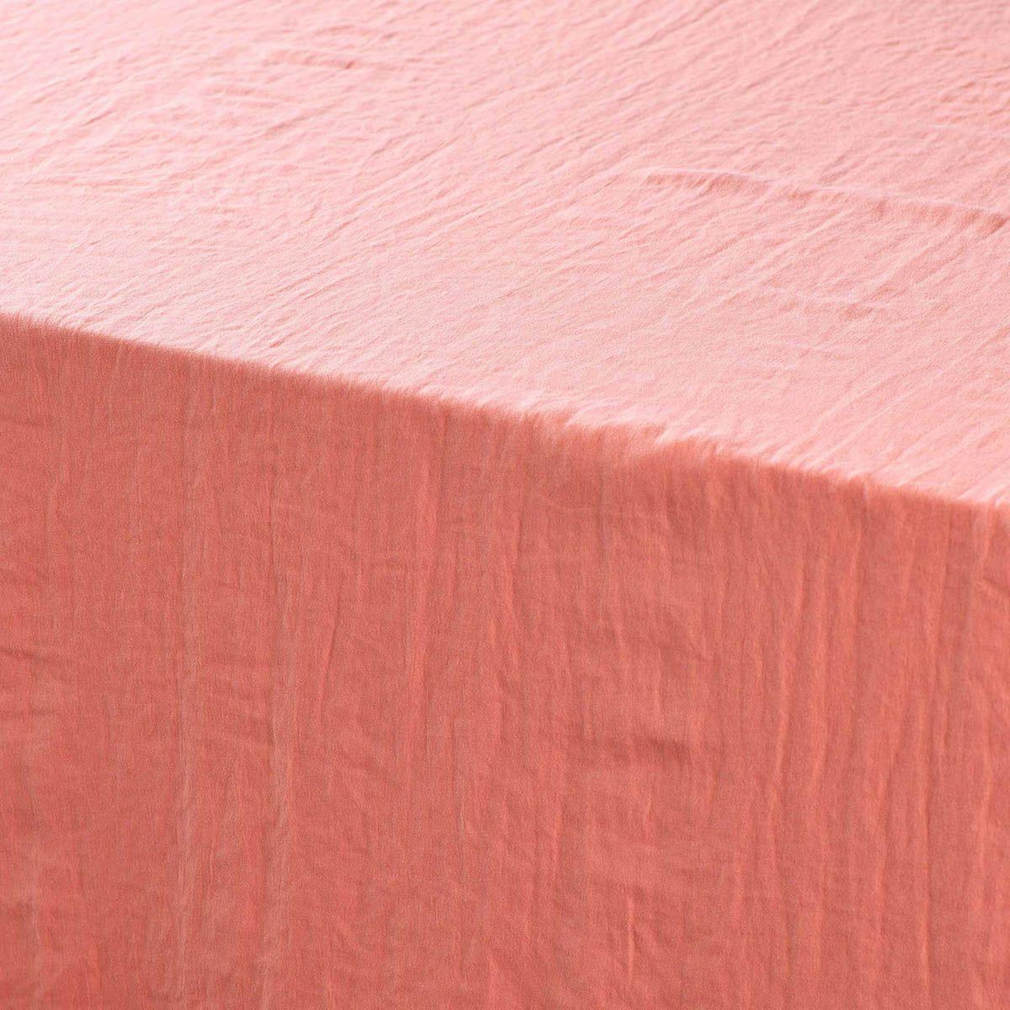Voir la diapositive 2 : Douceur d'Intérieur Nappe microfibre  suzy  140x240cm corail
