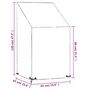 Voir la diapositive 6 : VIDAXL Housse de chaise de jardin 8 œillets 65x65x80/120 cm PE