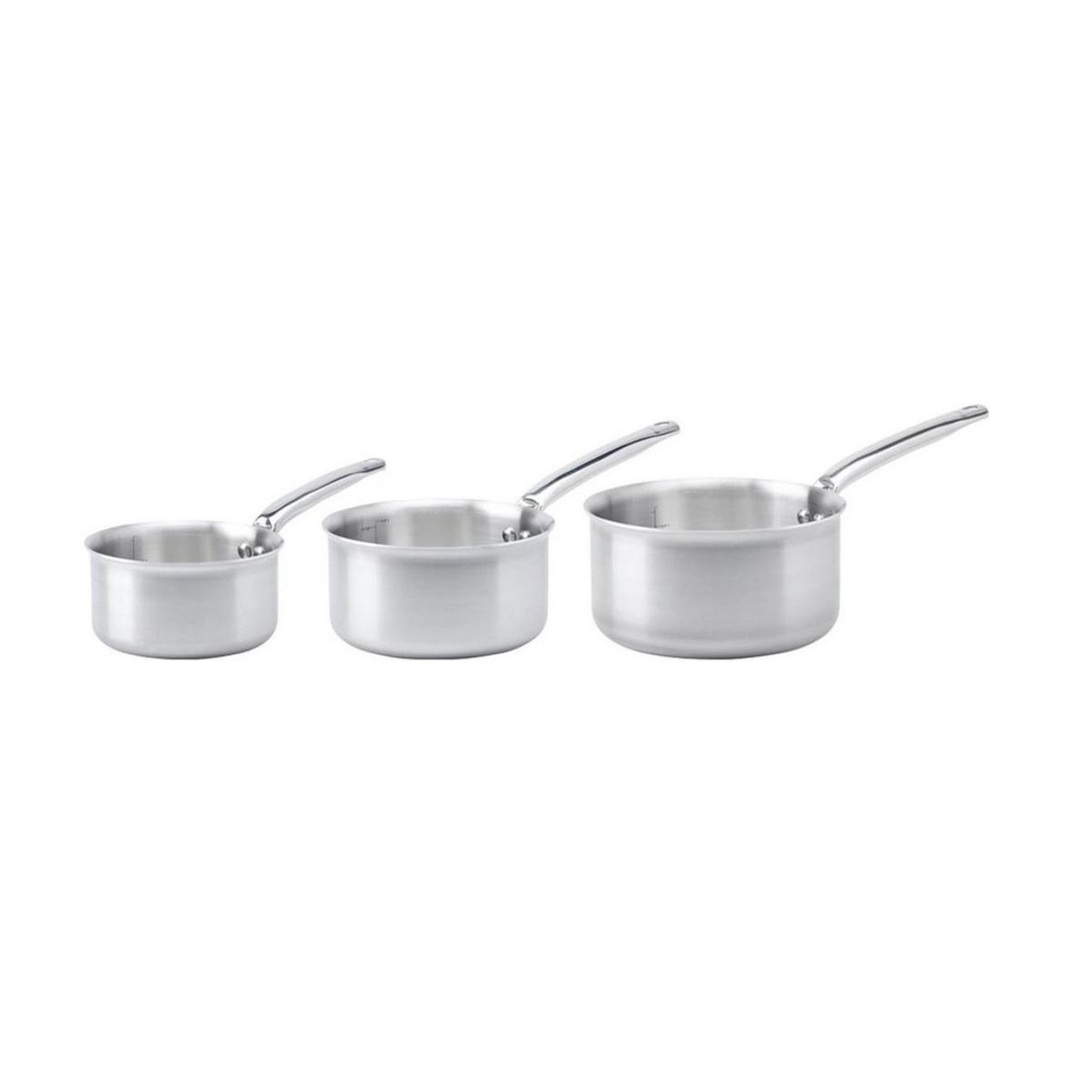 Voir la diapositive 2 : De buyer Série de 3 casseroles inox 16/18/20cm - 3601.03