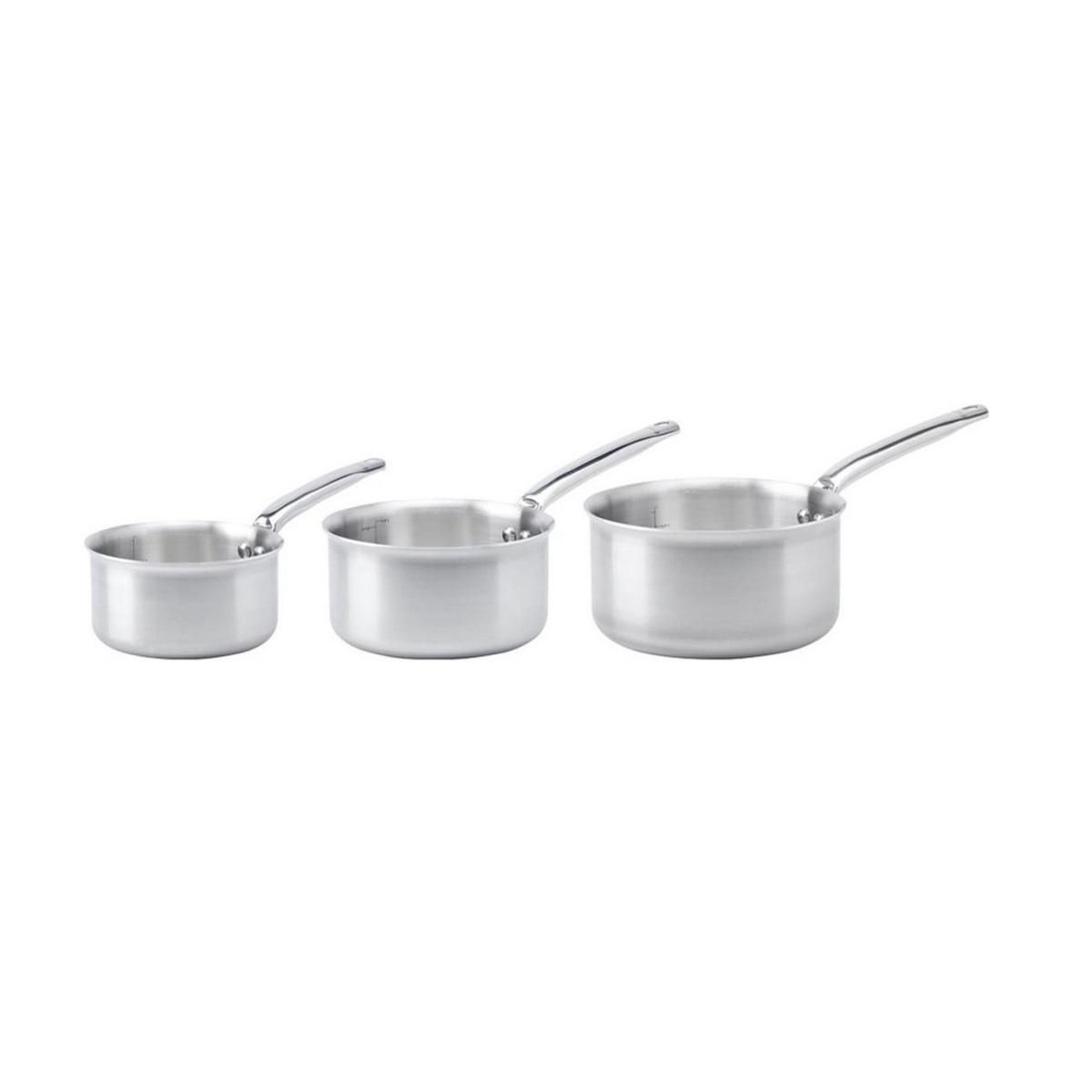 De buyer Série de 3 casseroles inox 16/18/20cm - 3601.03