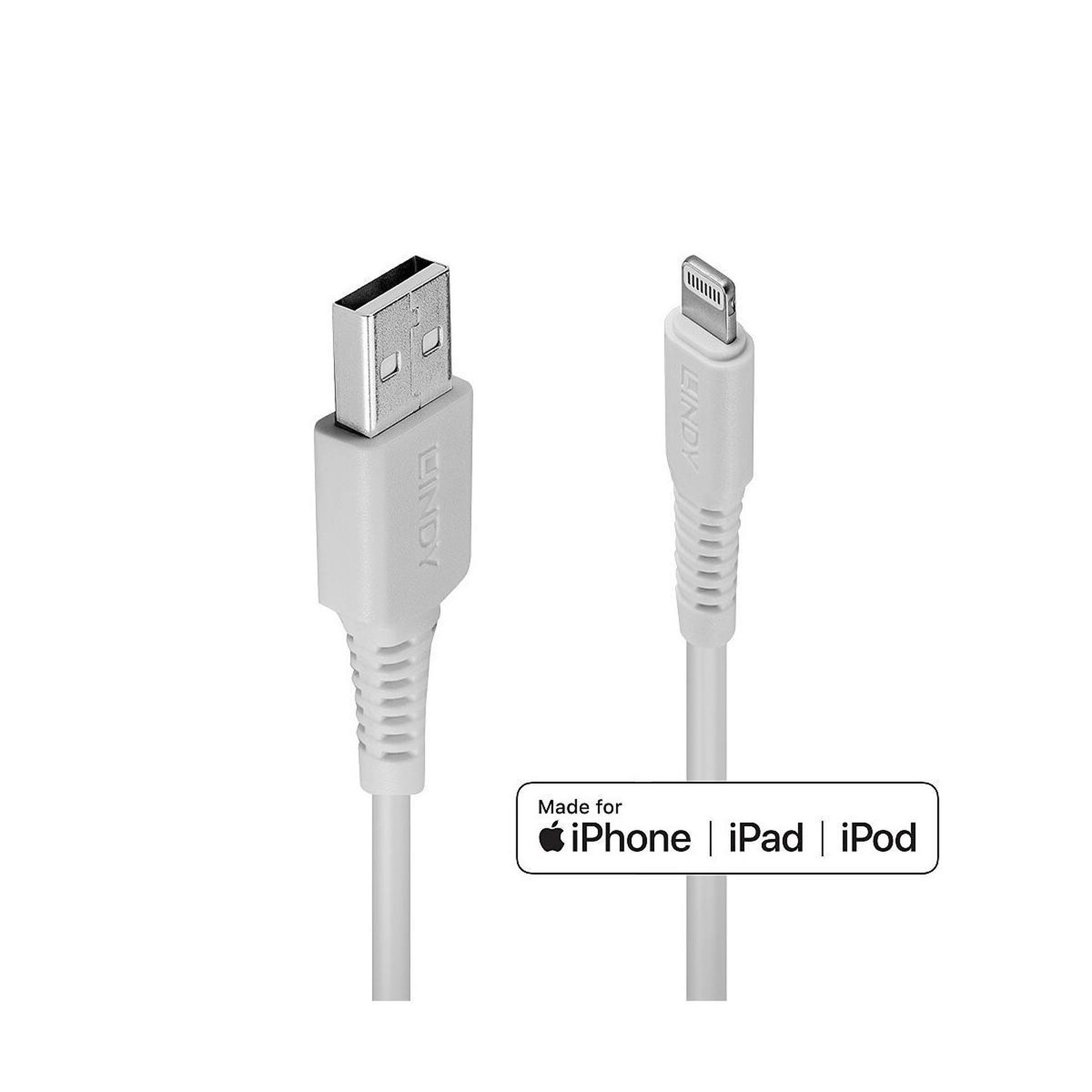 LINDY Lindy 31327 câble lightning 2 m blanc