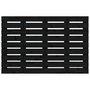 Voir la diapositive 4 : VIDAXL Tete de lit murale Noir 81x3x63 cm Bois massif de pin