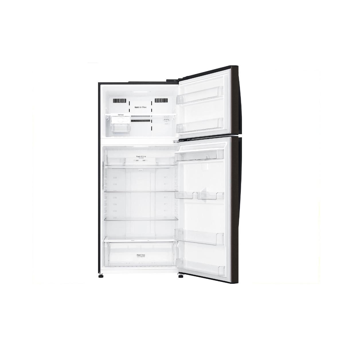 LG Réfrigérateur combiné 78cm 509l nofrost noir - GTF7850BL1