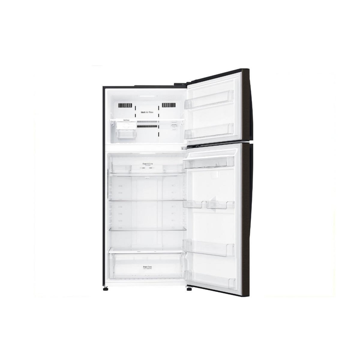 LG Réfrigérateur combiné 78cm 509l nofrost noir - GTF7850BL1