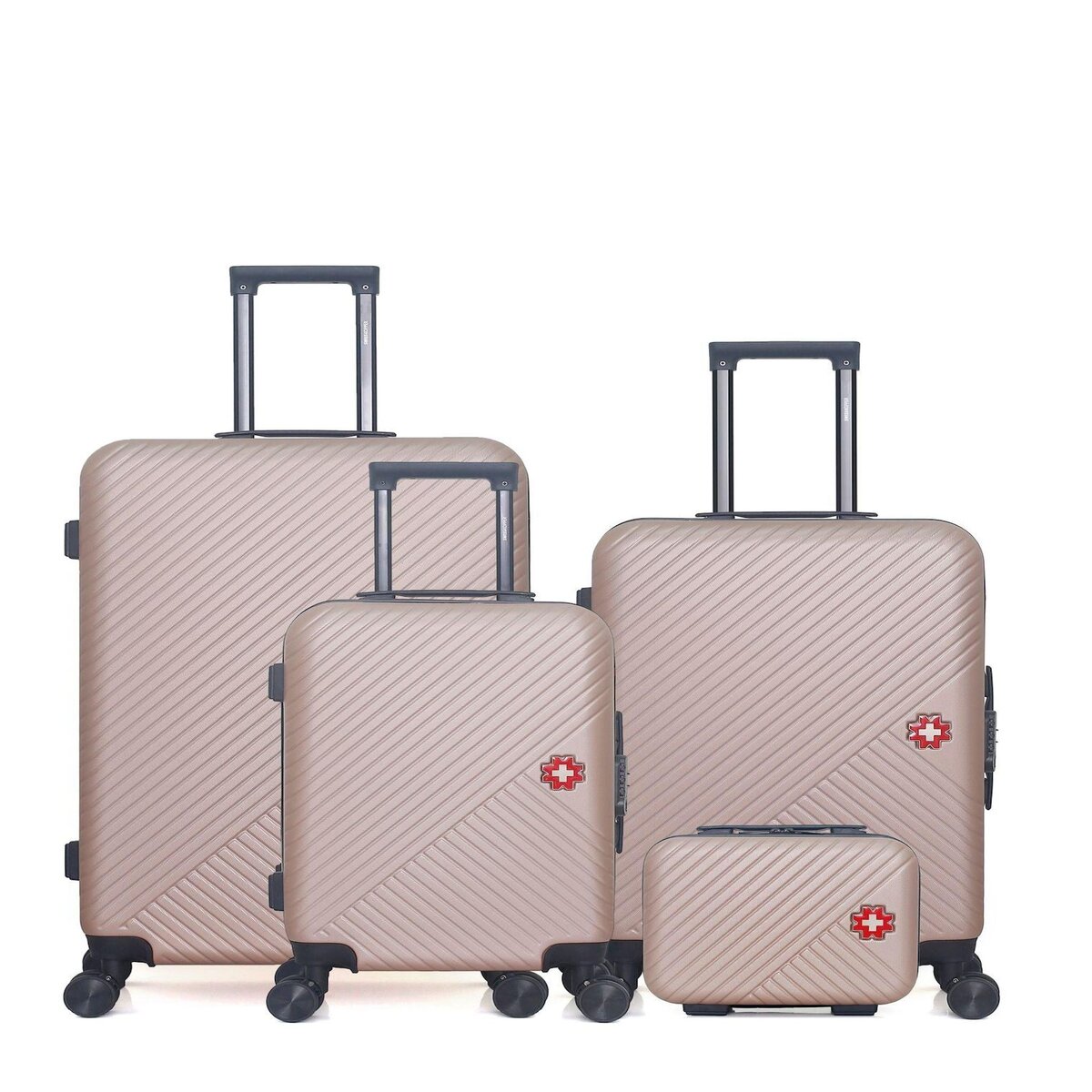 SWISS KOPPER SWISS KOPPER - LOT DE 4 - Valises grand format, weekend, cabine et vanity SPIEZ