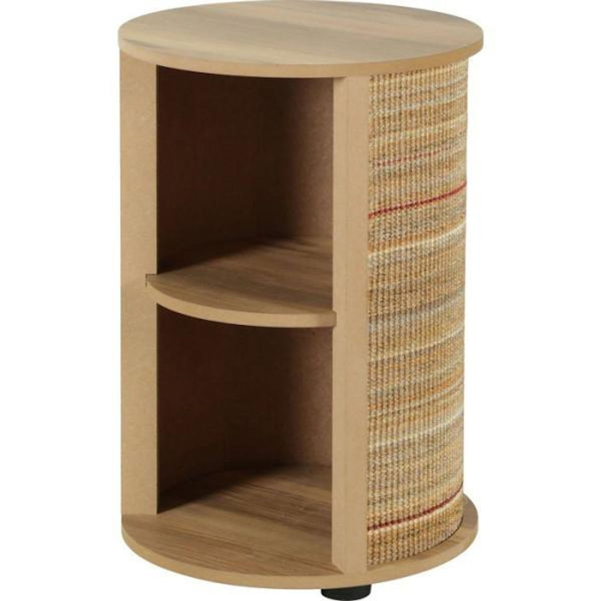 Zolux Meuble bout de canapé pour chat 3-en-1 - ZOLUX - Griffoir sisal, couchage et table d'appoint - 52 cm - Boréal - Beige