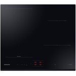Samsung Table de cuisson induction 60cm 4 feux 7400w noir - nz64b5045gk