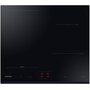 Voir la diapositive 1 : Samsung Table de cuisson induction 60cm 4 feux 7400w noir - nz64b5045gk