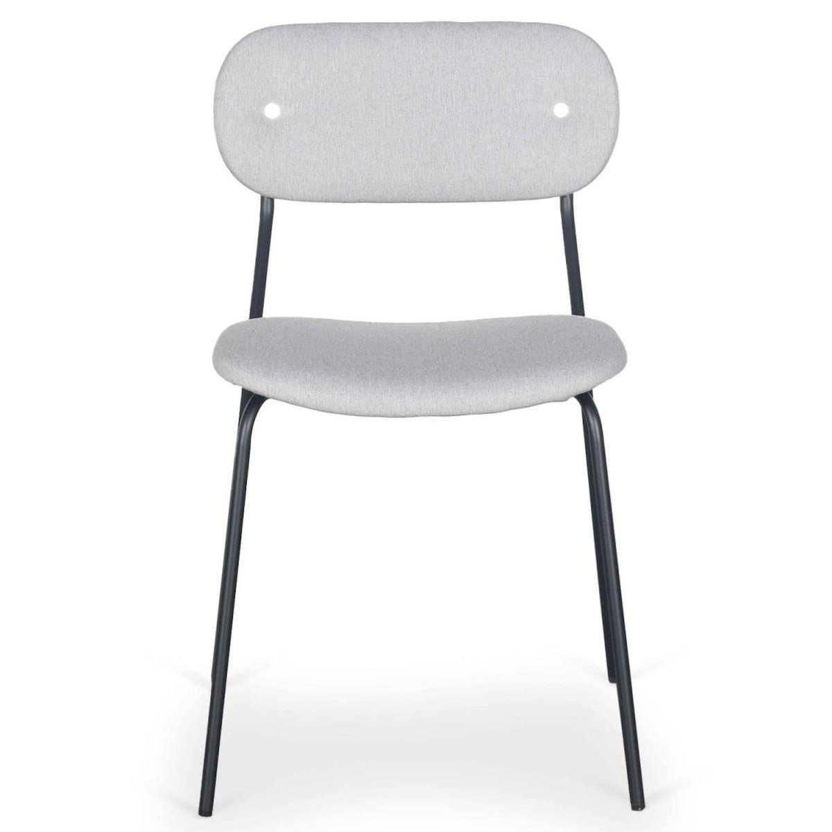 Paris Prix Lot de 4 Chaises Design  Tyler  80cm Gris