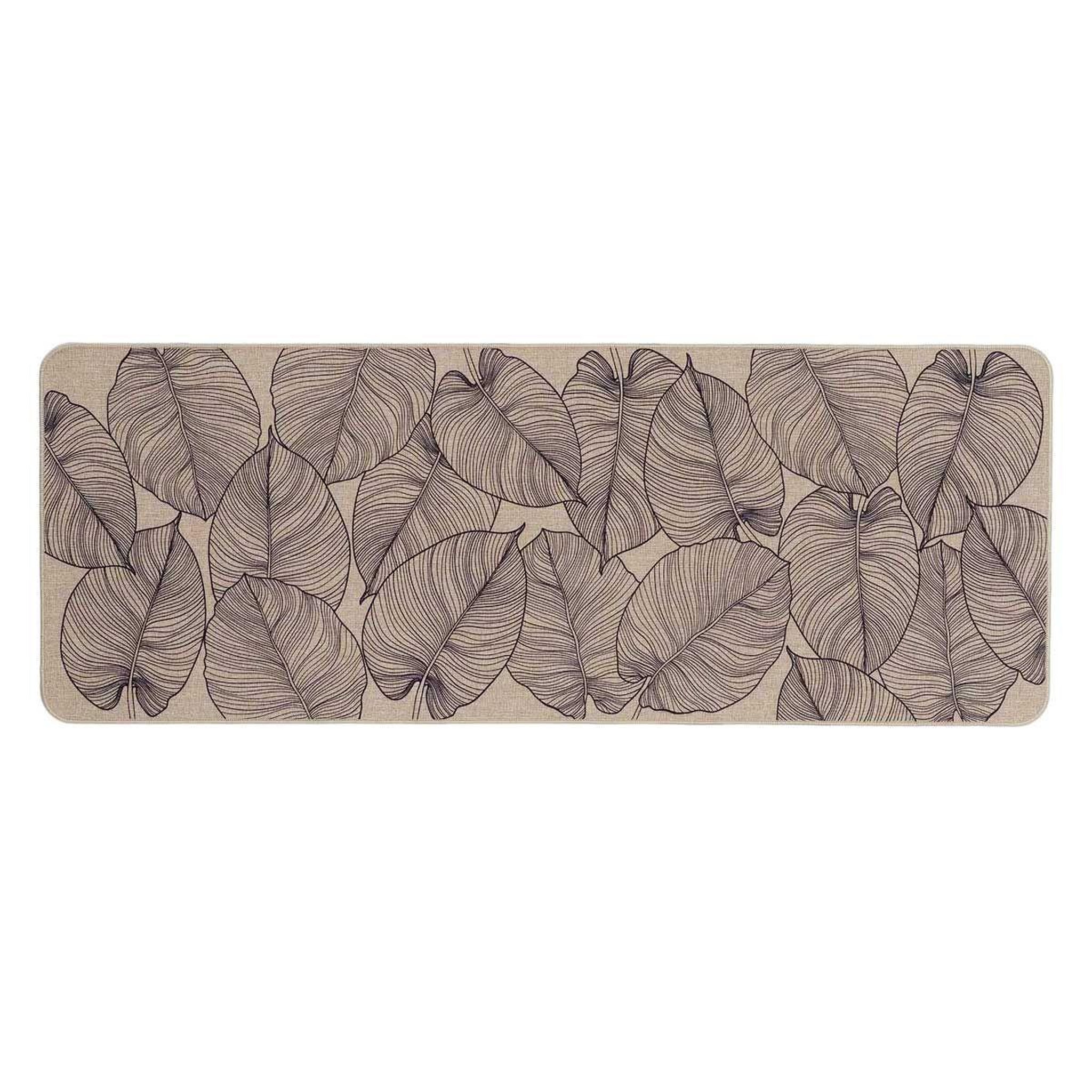 Douceur d'Intérieur Tapis multi-usage tissé  jade  45x120cm naturel