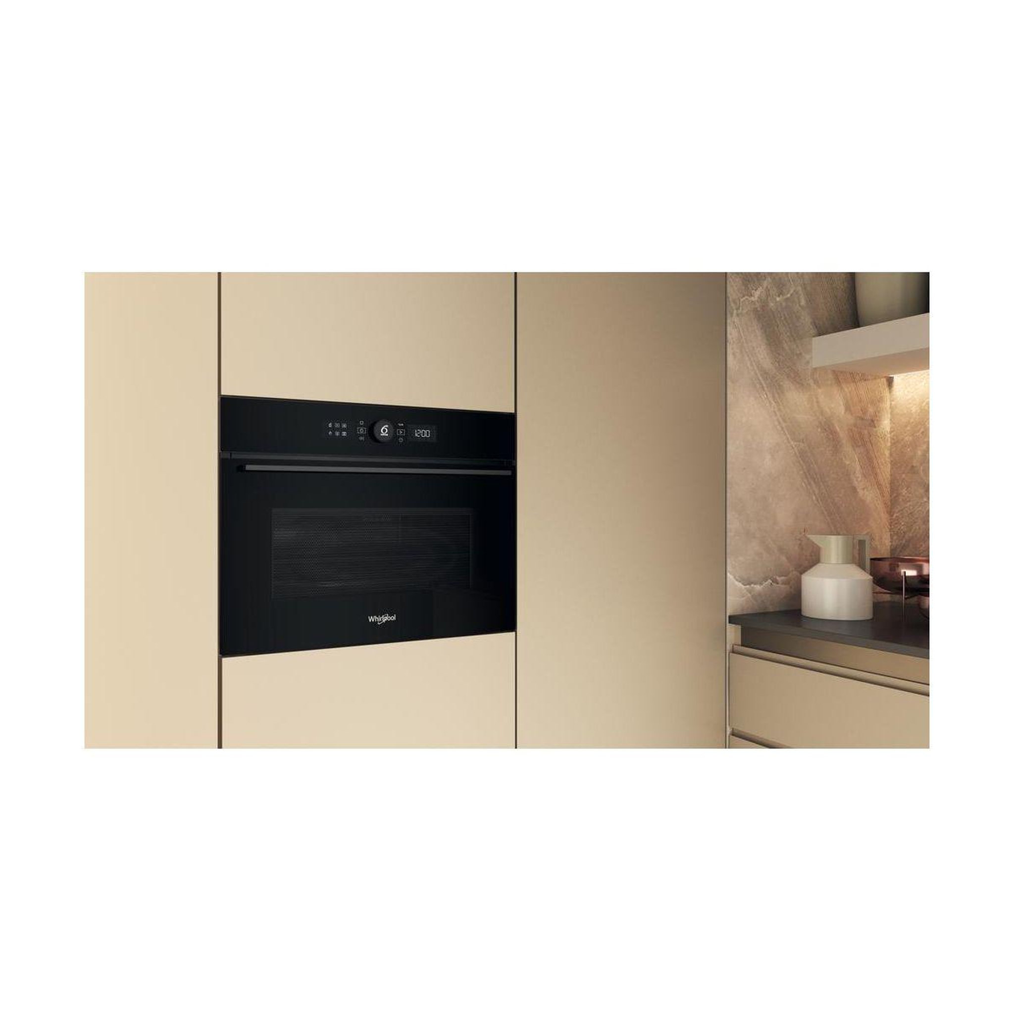 Voir la diapositive 5 : Whirlpool Micro ondes combiné WMW57DMBF