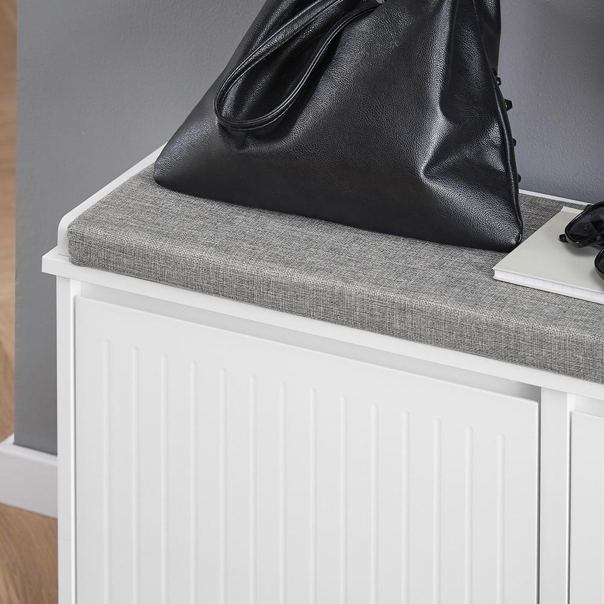 Voir la diapositive 6 : SOBUY SoBuy - Banc de rangement à chaussures avec deux portes - Moderne - FSR98-XL