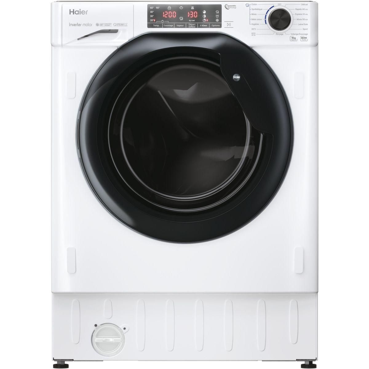 HAIER Lave linge hublot encastrable HW90B416FWB-FR