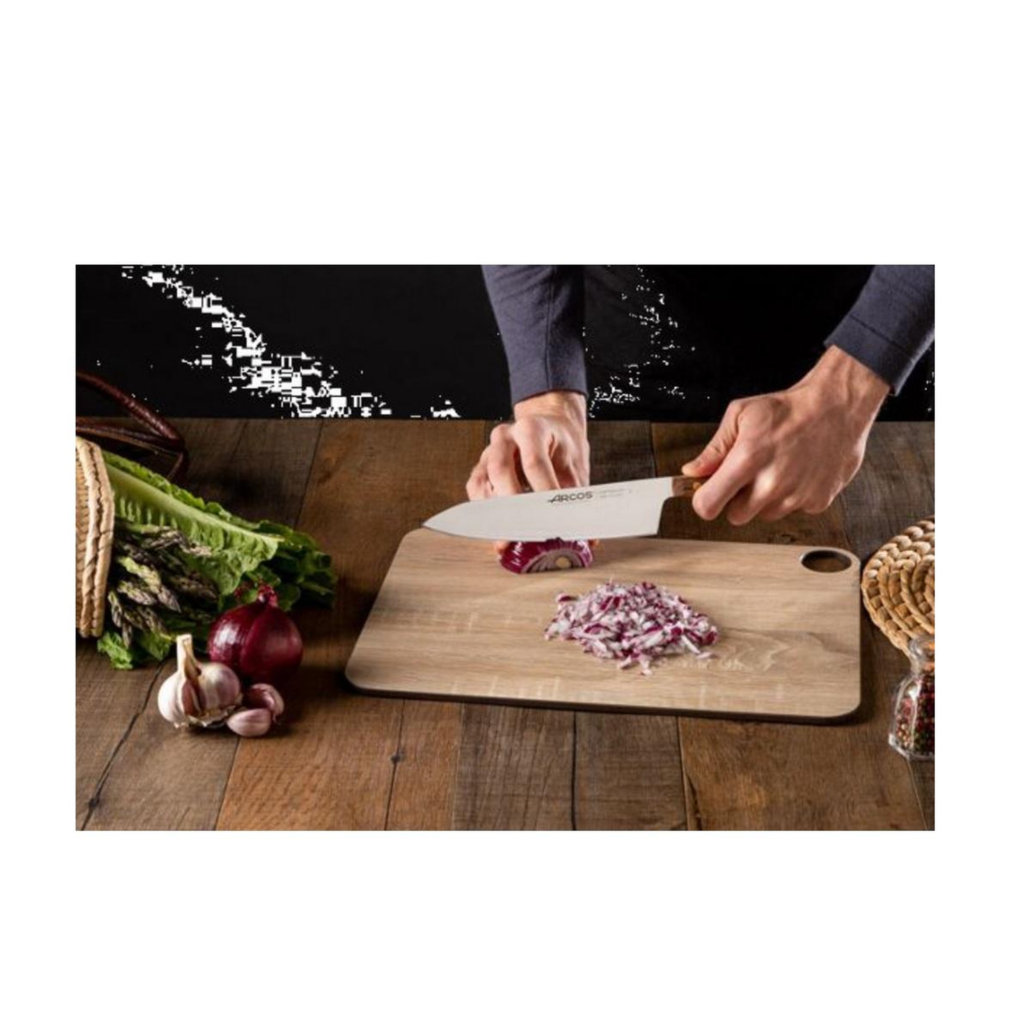 Voir la diapositive 4 : Arcos Couteau du chef 21cm acier - 166800