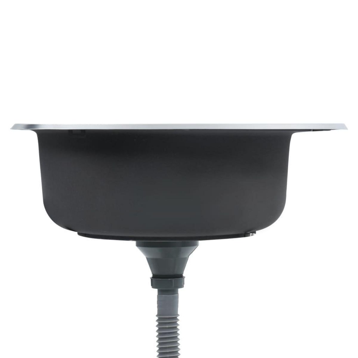 VIDAXL Evier de cuisine avec crepine et piege Acier inoxydable