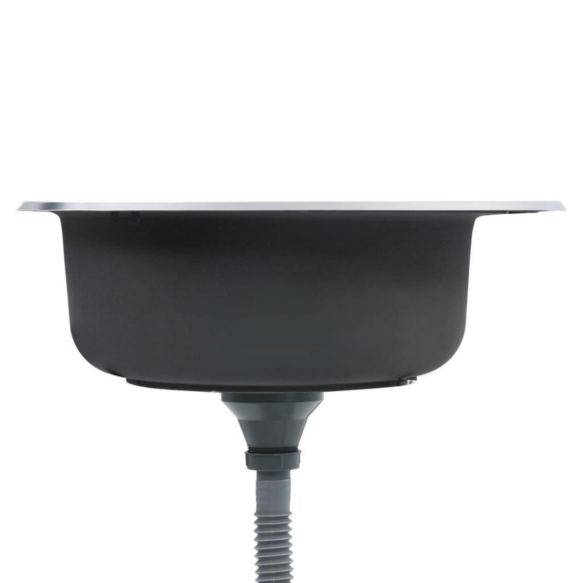 VIDAXL Evier de cuisine avec crepine et piege Acier inoxydable