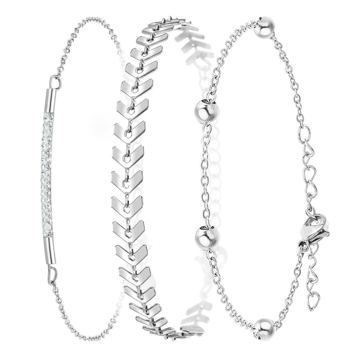 SC CRYSTAL Set de 3 bracelets SC Crystal®