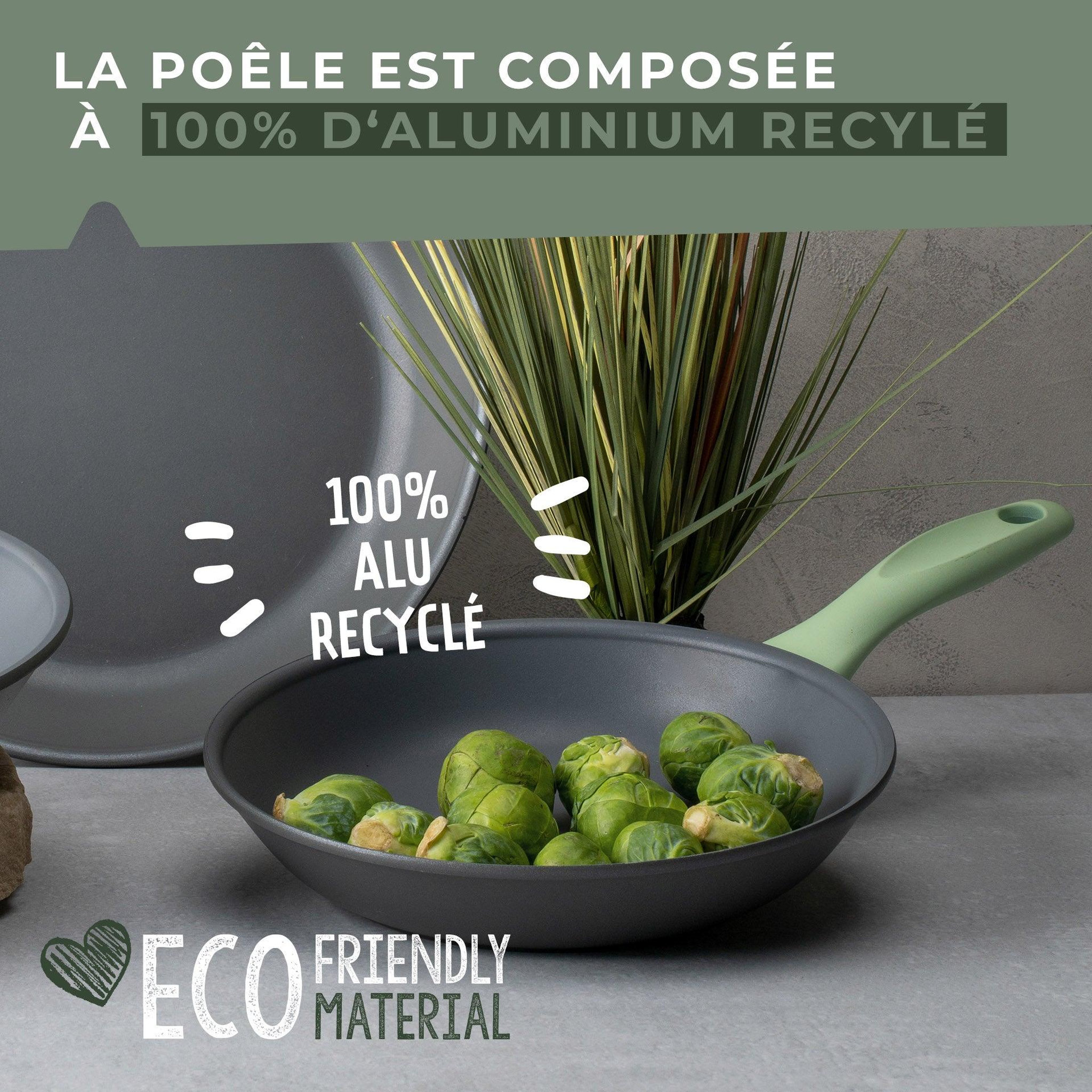 Voir la diapositive 4 : Fackelmann Poêle à frire et couvercle de cuisson de 20 cm de diamètre fackelmann ecolution