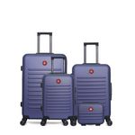 SWISS KOPPER SWISS KOPPER - LOT DE 4 - Valises grand format, weekend, cabine et vanity WIL. Coloris disponibles : Beige, Noir, Bleu, Rose, Rouge