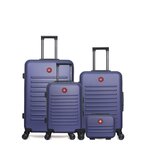 SWISS KOPPER SWISS KOPPER - LOT DE 4 - Valises grand format, weekend, cabine et vanity WIL. Coloris disponibles : Noir, Rouge, Rose, Beige