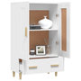 Voir la diapositive 4 : VIDAXL Buffet haut Blanc 70x31x115 cm Bois d'ingenierie