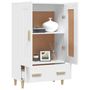 Voir la diapositive 4 : VIDAXL Buffet haut Blanc 70x31x115 cm Bois d'ingenierie