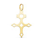Voir la diapositive 1 : L'ATELIER D'AZUR Pendentif Médaille Or 18 Carats 750 Jaune - Croix du Sud - Chaines Offertes - Grande