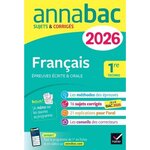 FRANCAIS 1RE TECHNO EPREUVES ECRITES & ORALES. SUJETS & CORRIGES, EDITION 2026, Bernard Hélène