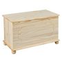 Voir la diapositive 1 : Paris Prix Coffre à Jouets en Bois Massif  Allan  89cm Naturel