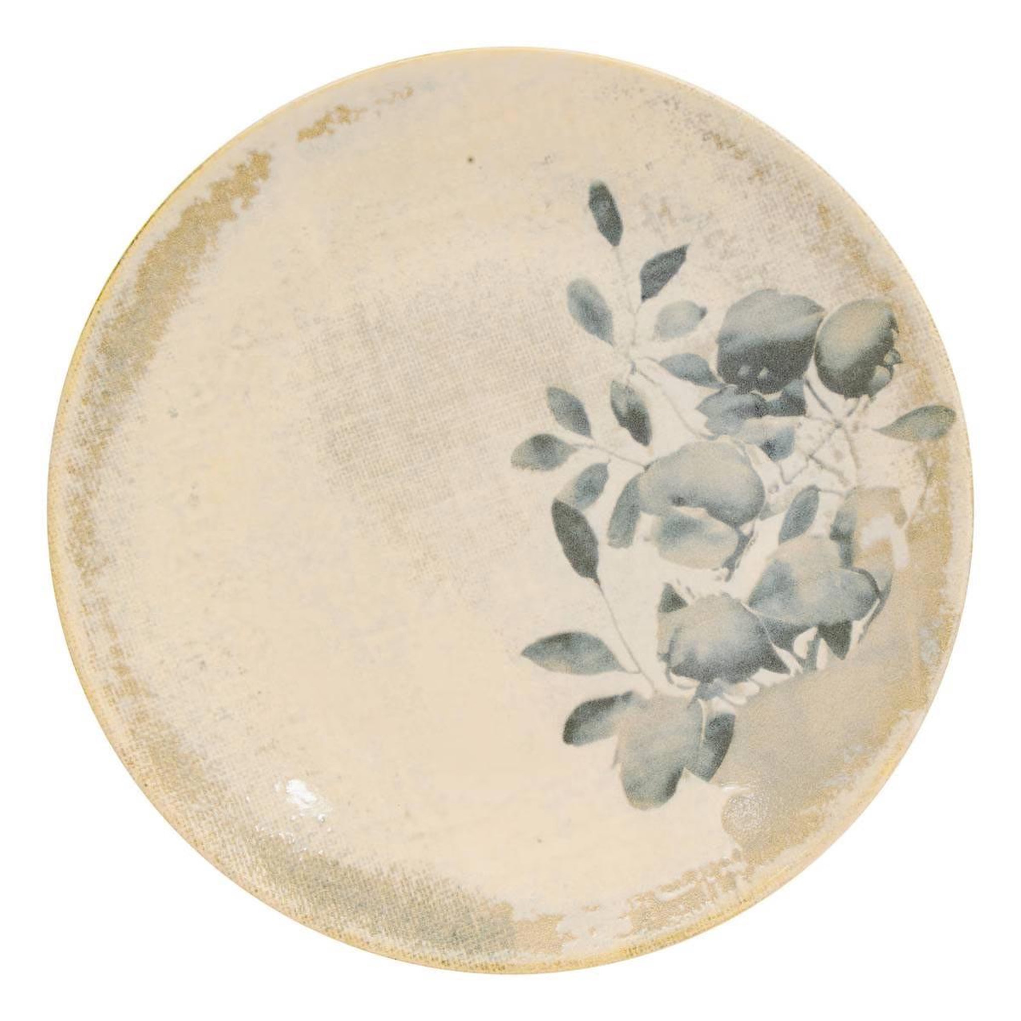 SECRET DE GOURMET Lot de 6 assiettes plates  silvia  25cm gris