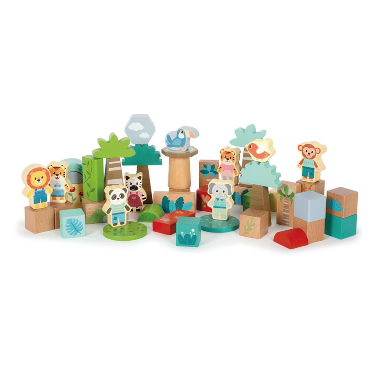 SMALLFOOT Bloc de construction - jungle Friends