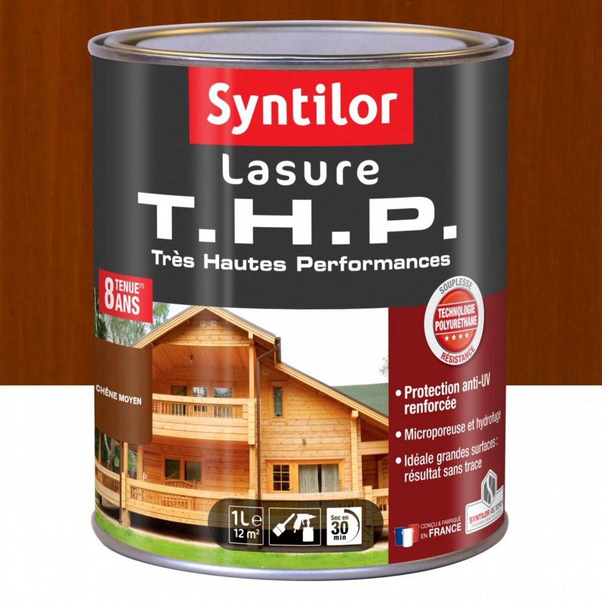 CENTRALE BRICO Lasure SYNTILOR Thp 8 ans chêne moyen satiné 1 l