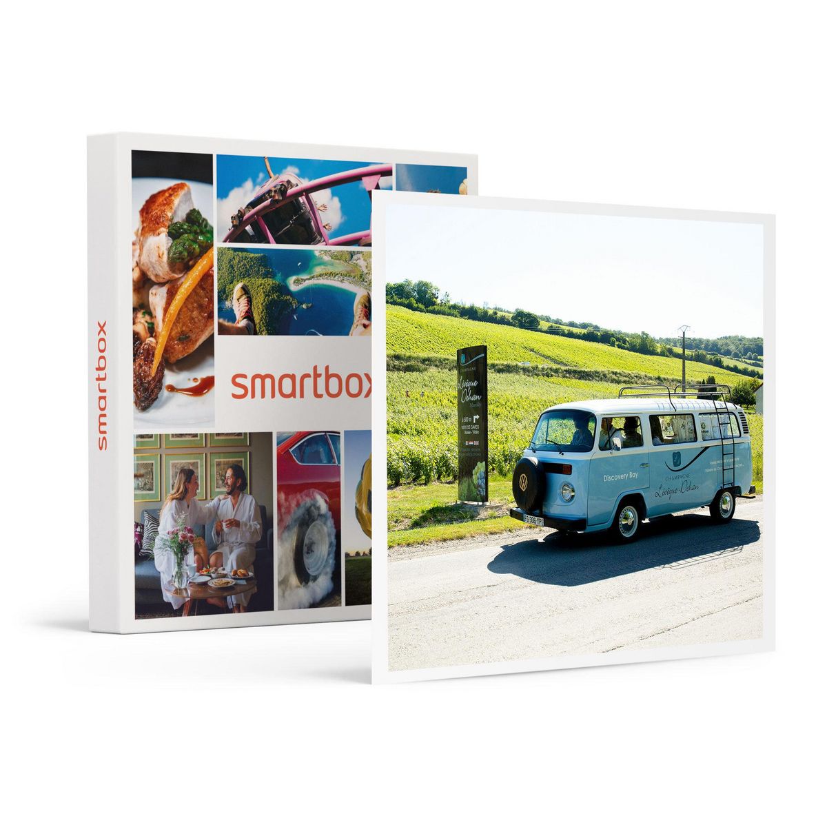 Smartbox Balade en combi sur la route du champagne avec dégustation - Coffret Cadeau Sport & Aventure