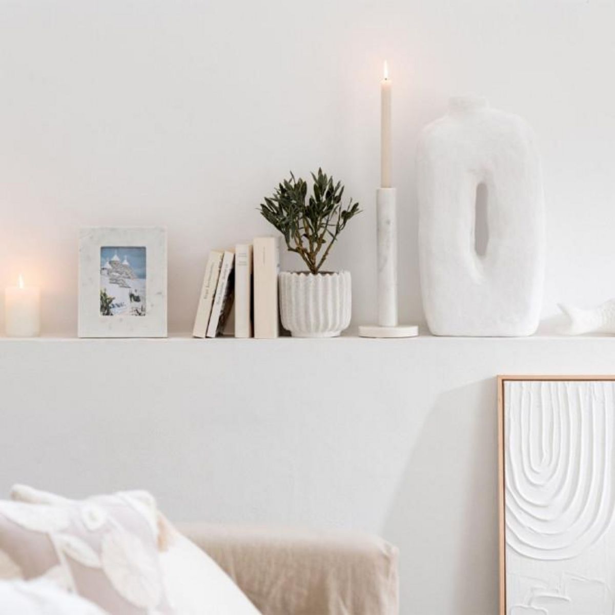 Paris Prix Cadre Photo Déco  Marbre  10x15cm Blanc