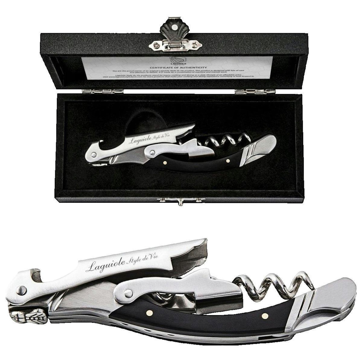 Laguiole Tire-bouchon Laguiole Tradition Luxury Line Bois d'ébène