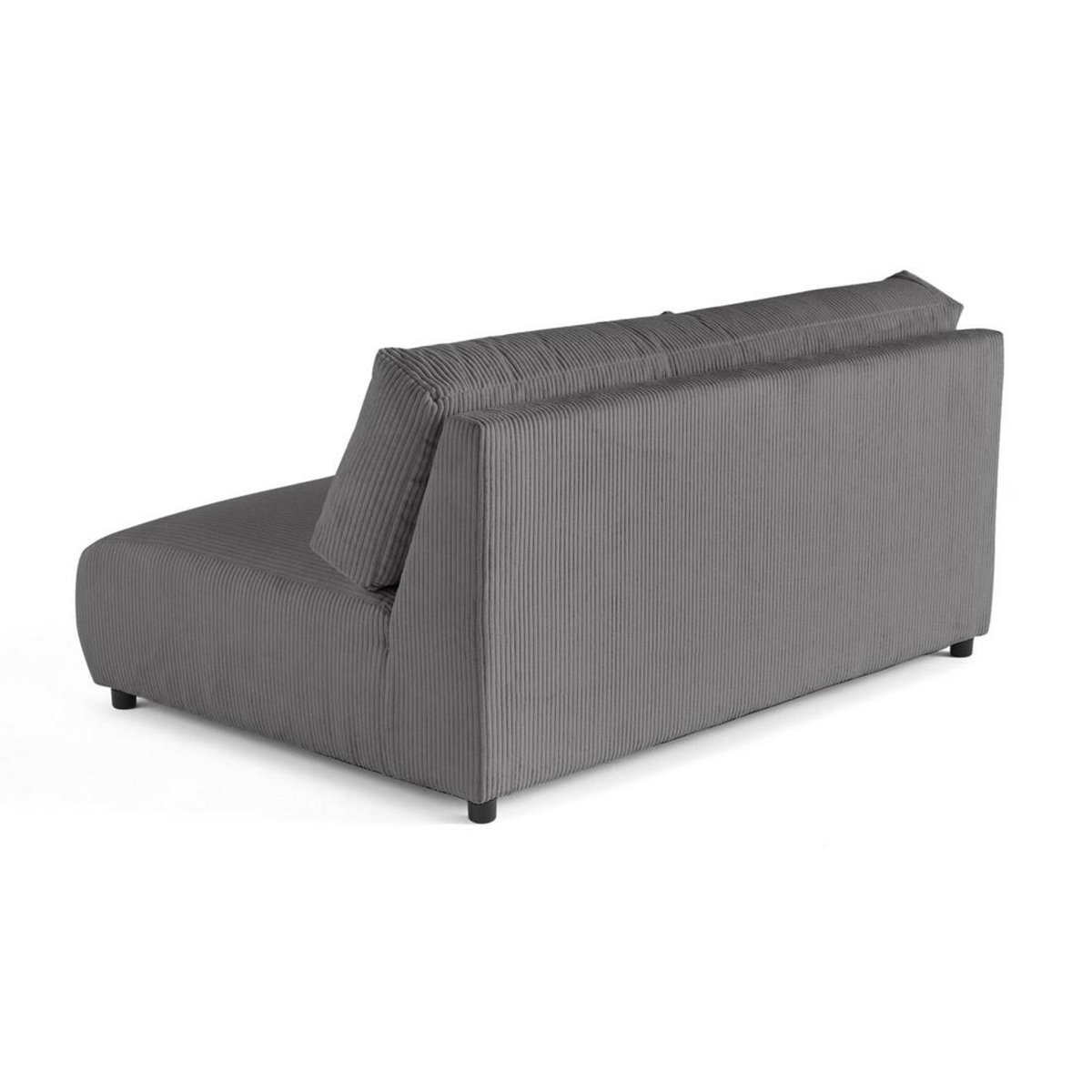 LISA DESIGN Garance - module d'assise 3 places - en velours côtelé