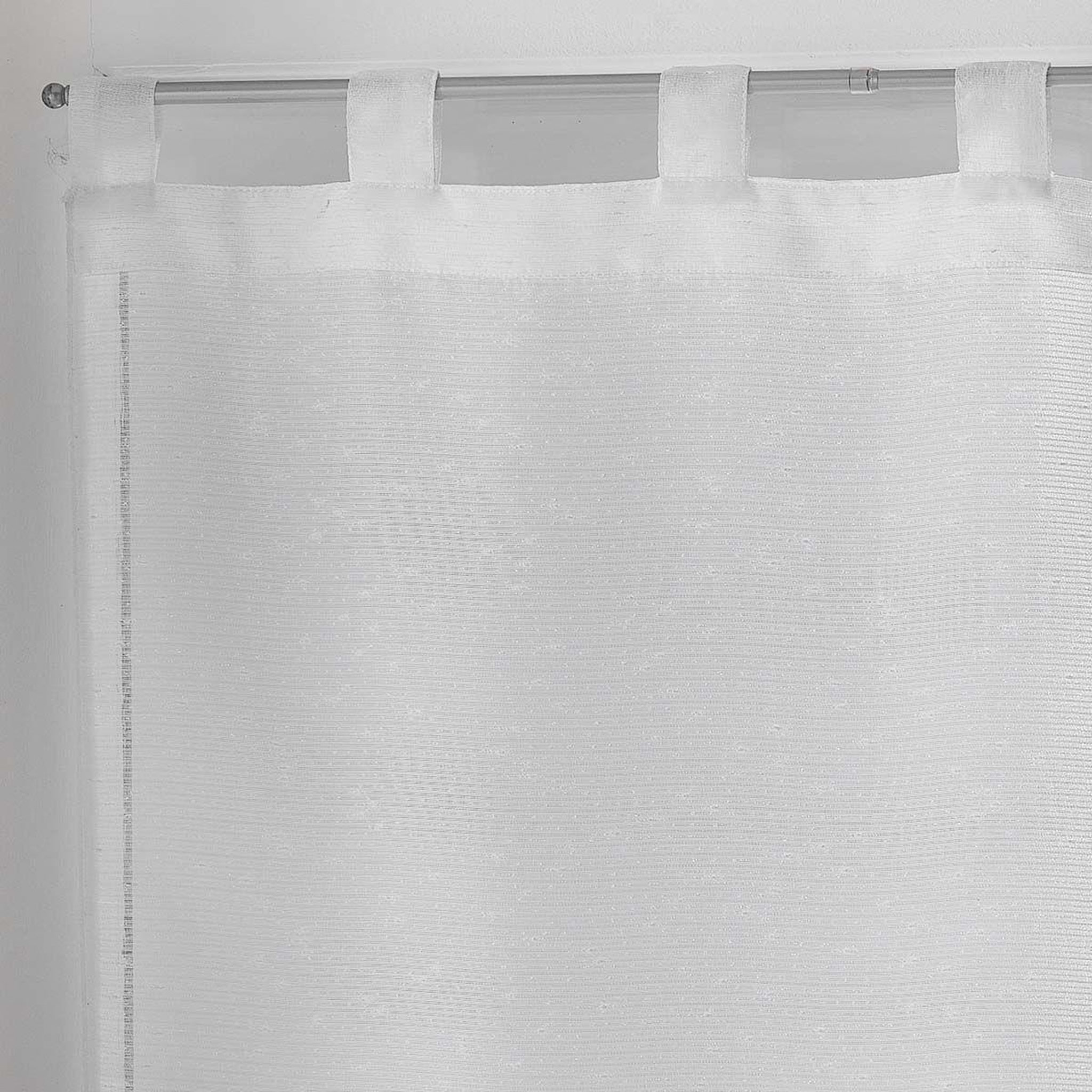 Voir la diapositive 2 : Douceur d'Intérieur Paire de voilages  dandy  60x90cm blanc