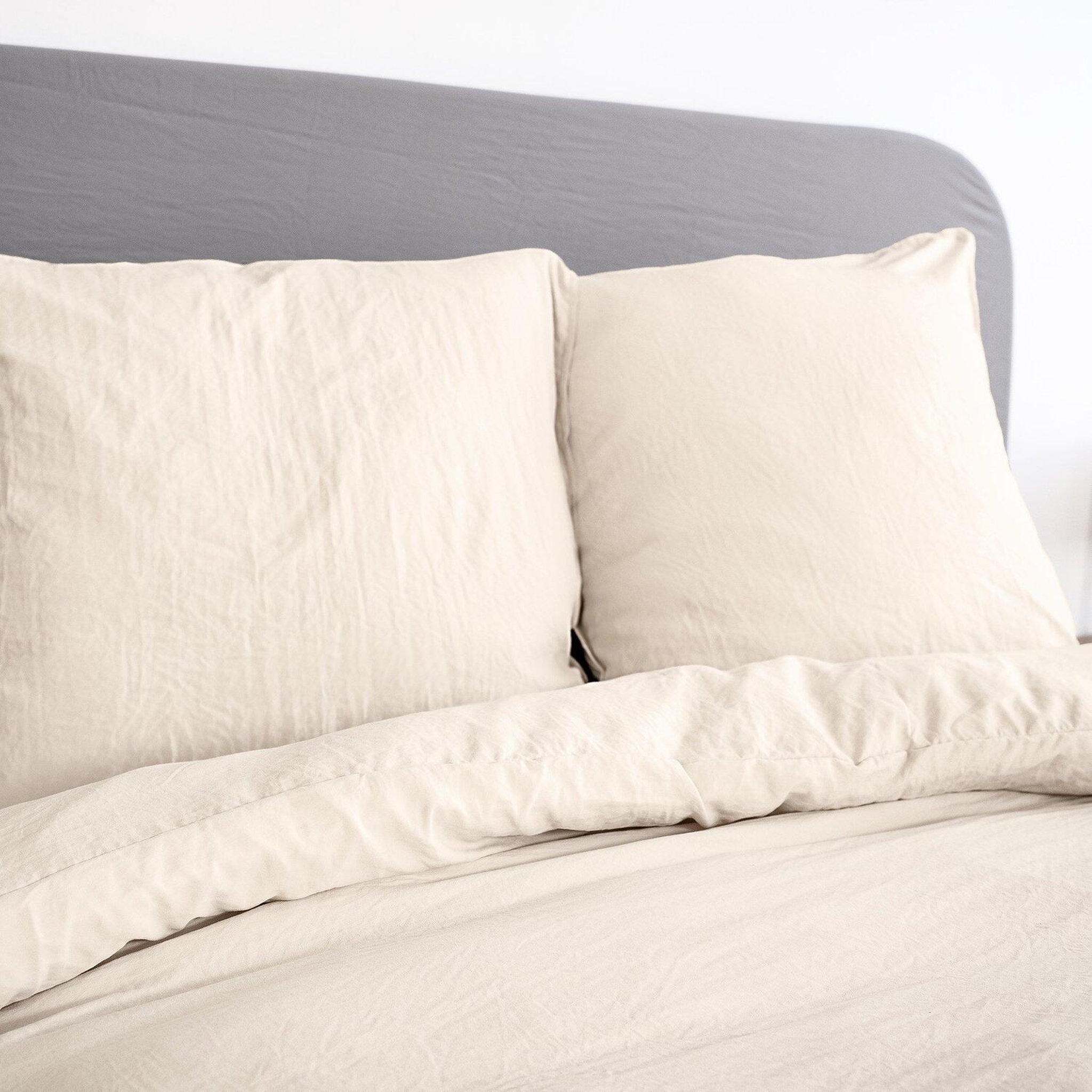Voir la diapositive 3 : Home collection Parure microfibre lavee
