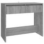 Voir la diapositive 2 : VIDAXL Table console sonoma gris 89x41x76,5 cm bois d'ingenierie