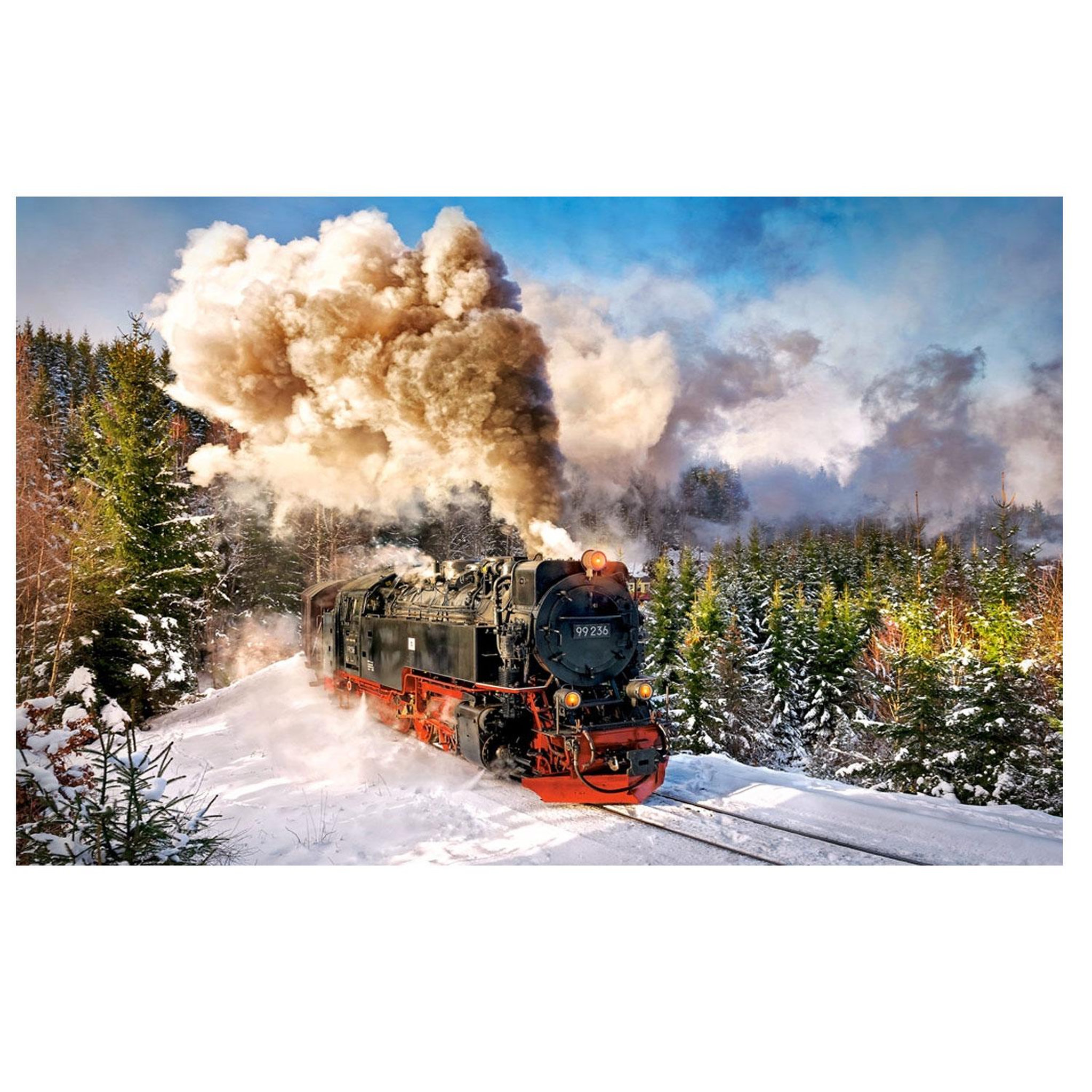 Castorland Puzzle 1000 pièces : le train à vapeur