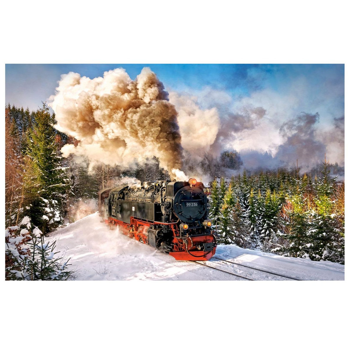 Castorland Puzzle 1000 pièces : Le train à vapeur