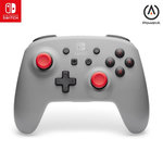 POWERA Manette sans fil à piles PowerA Retro Grey with Motion pour Nintendo Switch Gris Rouge et Noir